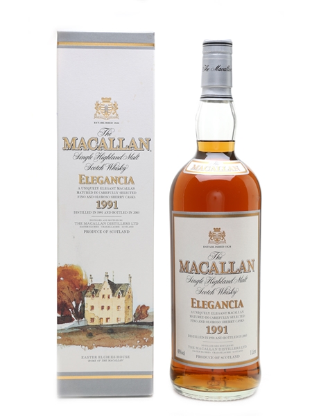 Macallan 1991 Elegancia Bottled 2003 100cl / 40%