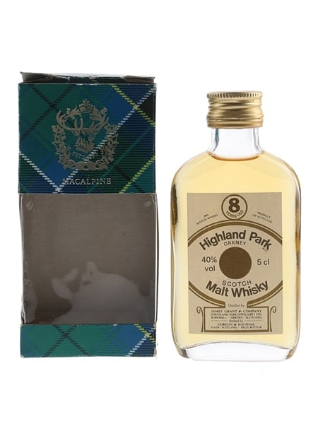 Highland Park 8 Year Old Bottled 1990s - Gordon & MacPhail 5cl / 40%