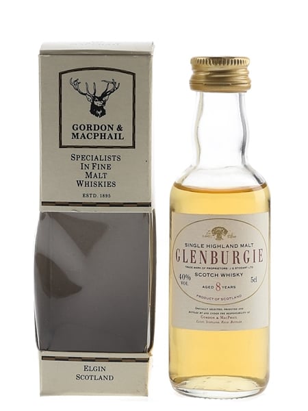 Glenburgie 8 Year Old Bottled 1990s - Gordon & MacPhail 5cl / 40%