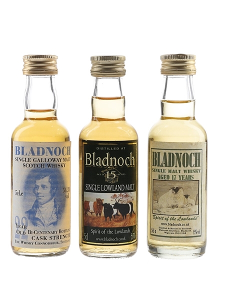 Bladnoch 15, 17 & 22 Year Old  3 x 5cl