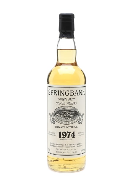 Springbank 1974 Private Bottling Bottled 2003 70cl / 46%