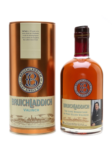 Bruichladdich 1989 The Lord Robertson Of Port Ellen Valinch Signed by Jim McEwan 50cl / 54.8%