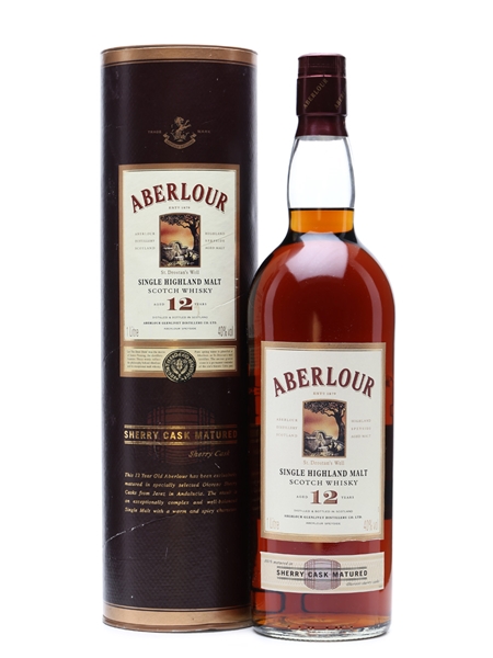 Aberlour 12 Years Old Sherry Cask 1 Litre / 40%