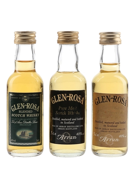 Glen Rosa Isle of Arran Distillers Ltd. 3 x 5cl / 40%