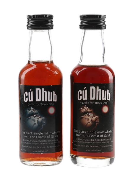 Cu Dhub Black Whisky 2 x 5cl / 40%