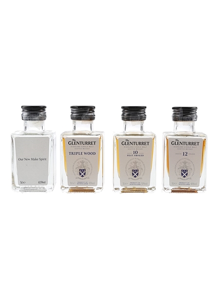 Glenturret Virtual Tasting Kit 10 YO, 12 YO, Triple Wood & New Make 4 x 5cl