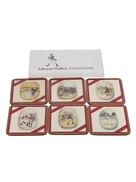 Johnnie Walker Coasters  10.5cm x 10.5cm