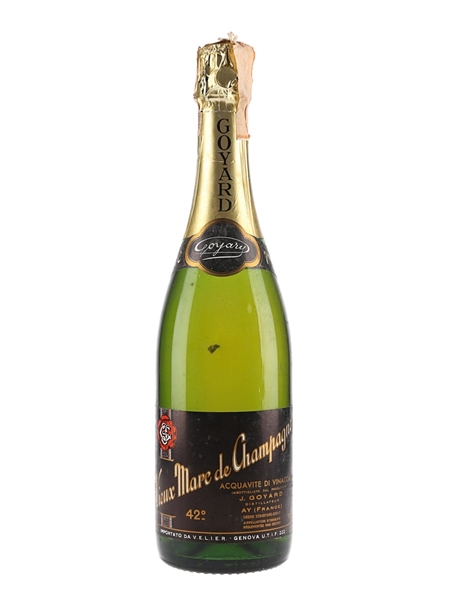 Goyard Vieux Marc De Champagne Bottled 1970s-1980s - Velier 75cl / 42%