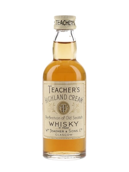 Teacher's Highland Cream Bottled 1960s 5cl / 40%