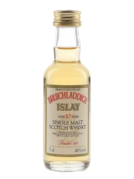 Bruichladdich 10 Year Old Bottled 1990s 5cl / 40%