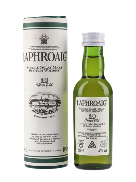 Laphroaig 10 Year Old Bottled 1990s 5cl / 40%