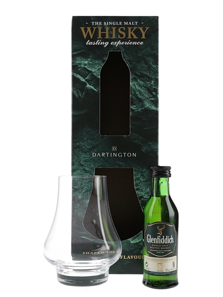 Glenfiddich 12 Year Old Dartington Glass Set  5cl / 40%