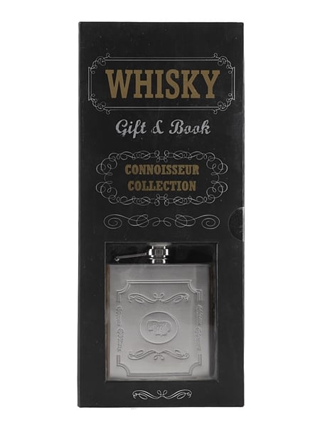 Whisky Gift & Book Connoisseur Collection Hipflask & Book Set - Printed 2012 