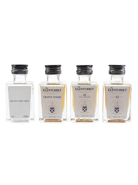 Glenturret Virtual Tasting Kit 10 YO, 12 YO, Triple Wood & New Make 4 x 5cl