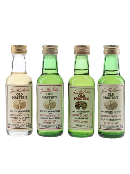 Glenturret 1986, 1987 & 1993 James MacArthur's 4 x 5cl