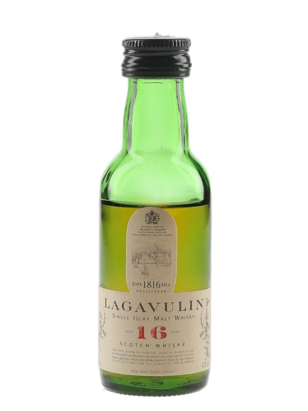 Lagavulin 16 Year Old Bottled 1980s-1990s - White Horse Distillers 5cl / 43%