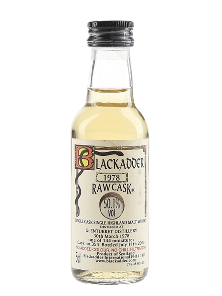 Glenturret 1978 Raw Cask 354 Bottled 2005 - Blackadder International 5cl / 50.1%