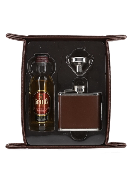 Grant's Hip Flask & Funnel Gift Set  5cl / 40%