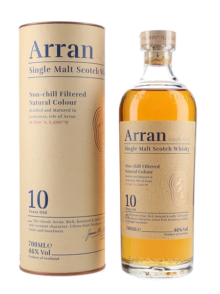 Arran 10 Year Old  70cl / 46%