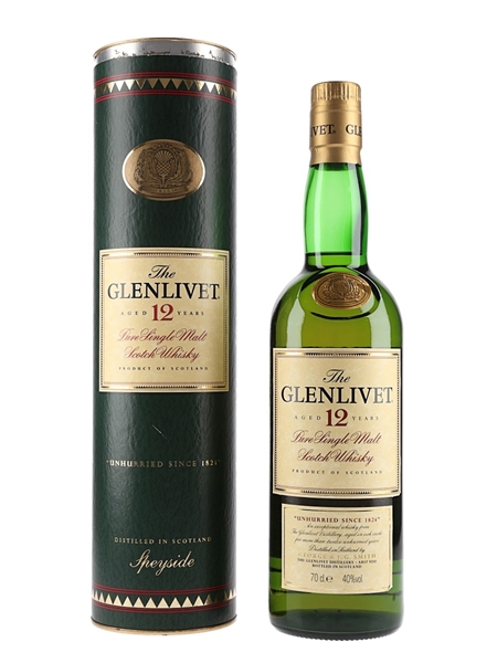 Glenlivet 12 Year Old Bottled 1990s-2000s 70cl / 40%