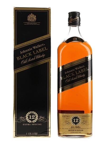 Johnnie Walker Black Label 12 Year Old Bottled 1990s 112.5cl / 43%