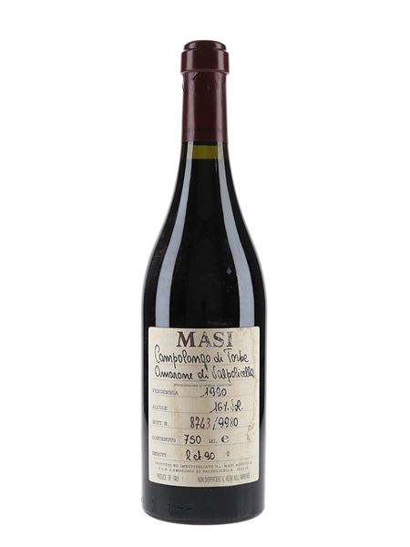 Masi Amarone Di Valpolicella 1990 Campolongo Di Torbe 75cl / 16%