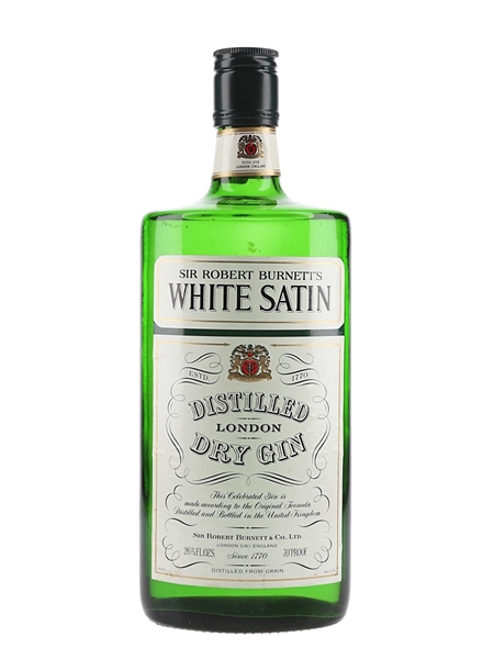 Sir Robert Burnett's White Satin Gin Bottled 1970s 75.7cl / 40%