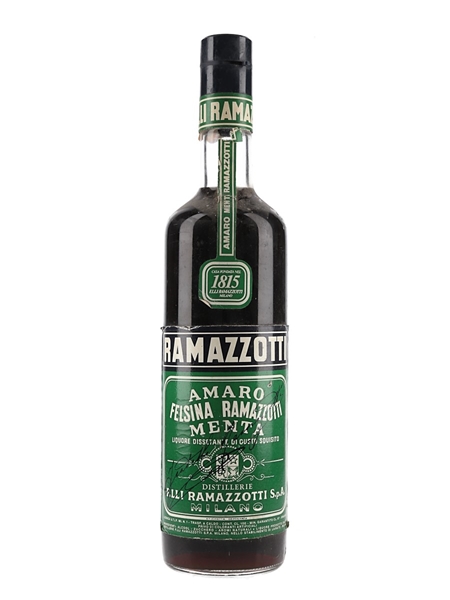 Ramazzotti Amaro Menta Bottled 1970s-1980s 100cl / 33%