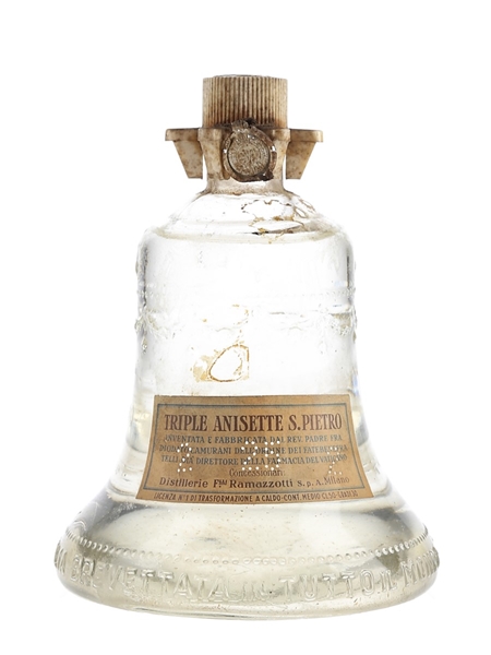 Ramazzotti Triple Anisette San Pietro Liqueur Bottled 1950s - Bell Decanter 50cl / 30%