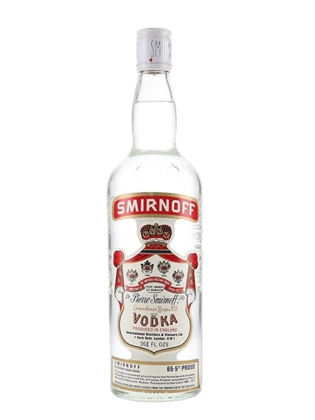 Smirnoff Red Label Bottled 1970s 75.7cl / 37.5%