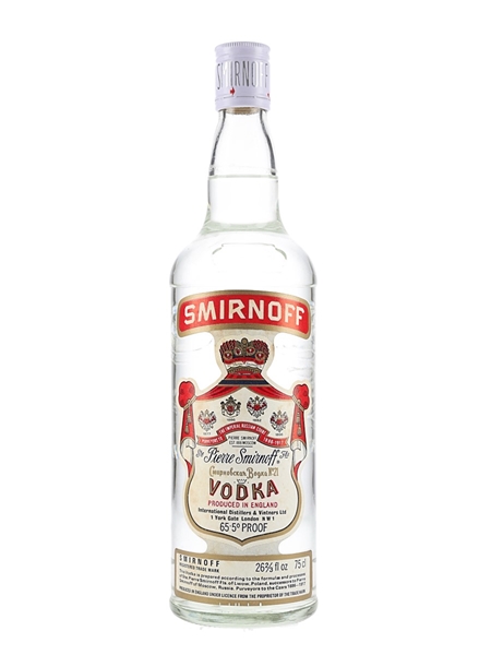 Smirnoff Red Label Bottled 1970s 75.7cl / 37.5%