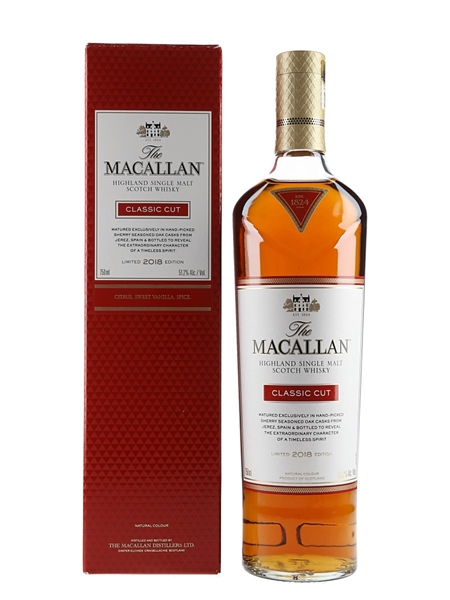 Macallan Classic Cut Limited 2018 Edition - Edrington Americas 75cl / 51.2%