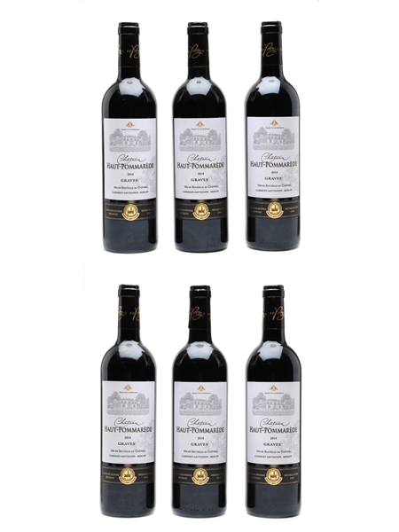 Chateau Haut Pommarede 2014 Graves 6 x 75cl / 13%