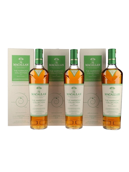 Macallan The Harmony Collection Smooth Arabica  3 x 70cl / 40%