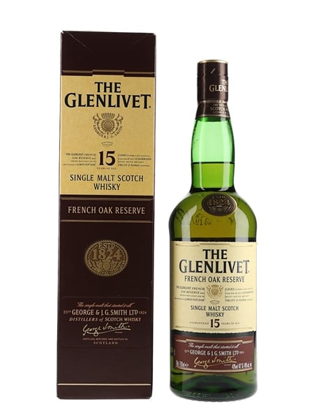 Glenlivet 15 Year Old French Oak Reserve Bottled 2010 - Pernod Ricard UK 70cl / 40%