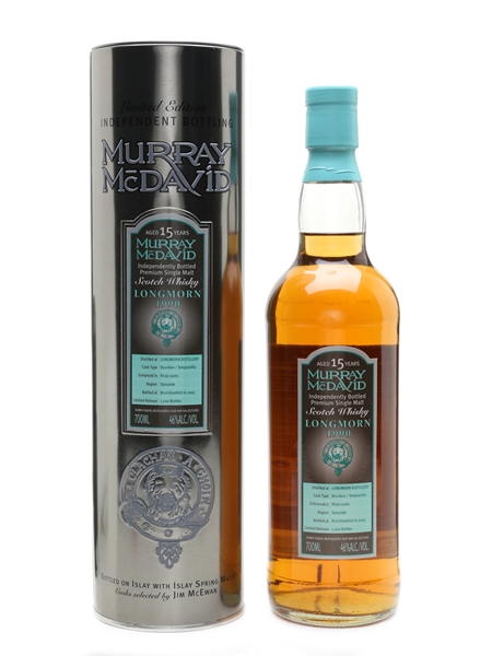 Longmorn 1990 15 Year Old Bottled 2005 - Murray McDavid 70cl / 46%