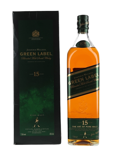 Johnnie Walker Green Label 15 Year Old  100cl / 43%