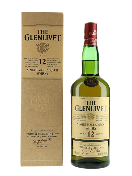 Glenlivet 12 Year Old Bottled 2000s 100cl / 40%