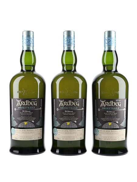 Ardbeg Smoketrails Manzanilla Cask Bottled 2022 - Travel Exclusive 3 x 100cl / 46%