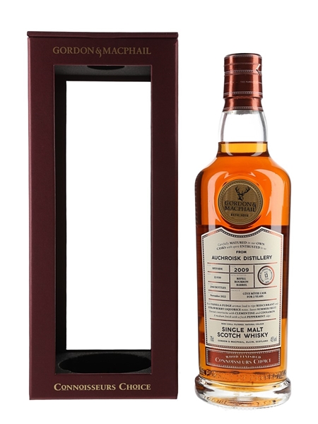 Auchroisk 2009 13 Year Old Connoisseurs Choice Bottled 2022 - Gordon & MacPhail 70cl / 45%