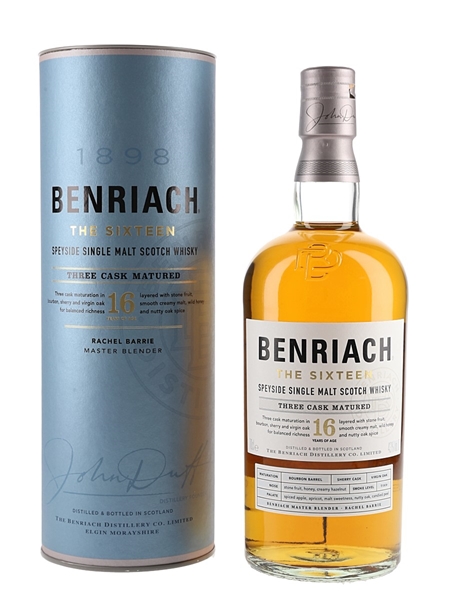 Benriach 16 Year Old - Three Cask Matured Bottled 2022 70cl / 43%