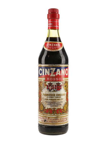 Cinzano Rosso Vermouth Bottled 1980s 93cl / 16%