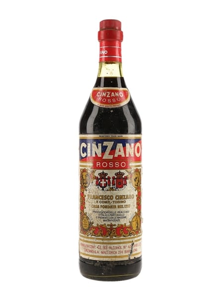 Cinzano Rosso Vermouth Bottled 1980s 93cl / 16%