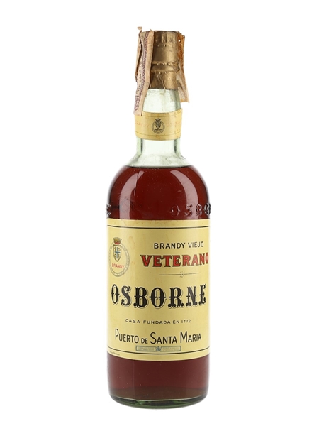 Osborne Veterano Brandy Bottled 1960s - 1970s 75cl / 40%