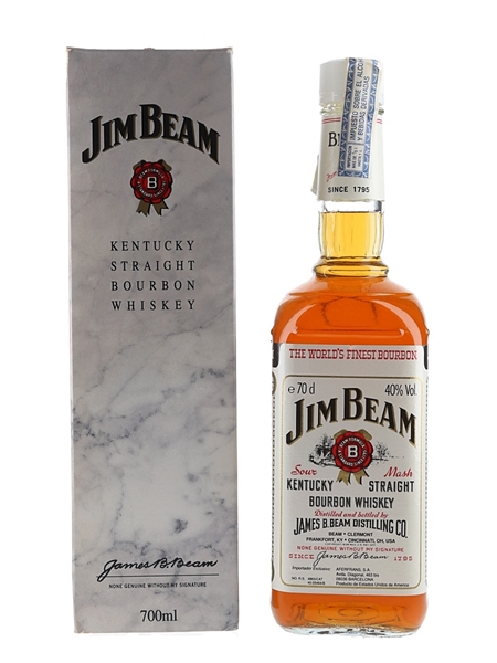 Jim Beam White Label Bottled 1990s 70cl / 40%