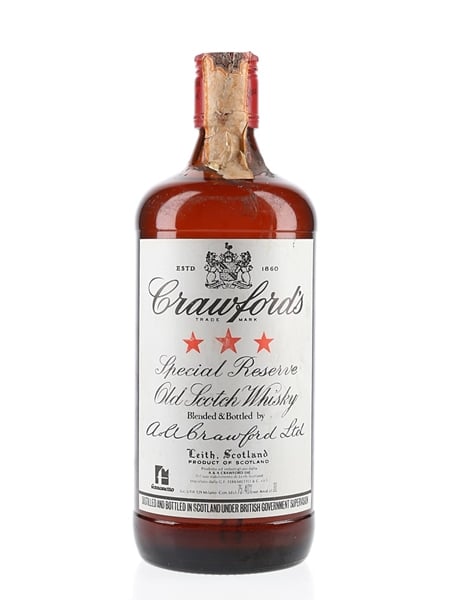 Crawford's 3 Star Bottled 1970s-1980s - Ferraretto 75cl / 40%