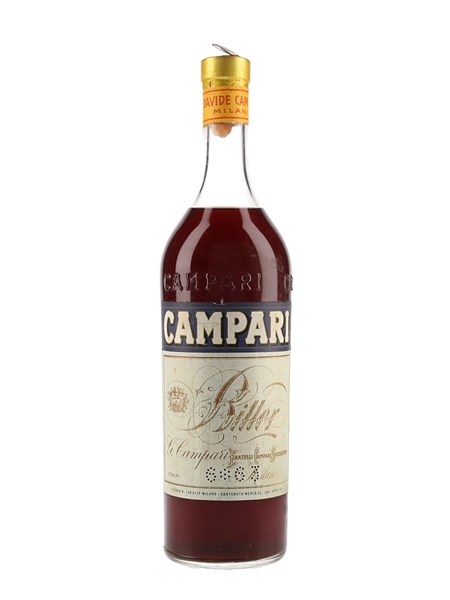 Campari Bitter Bottled 1960s 100cl / 25%