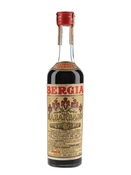 Bergia Rabarbaro Bottled 1960s 50cl / 18%