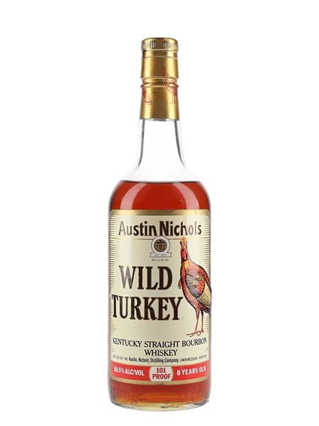 Wild Turkey 8 Year Old 101 Proof Bottled 1980s 75cl / 50.5%