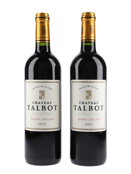 2005 Chateau Talbot Grand Cru Classe 2 x 75cl / 13%